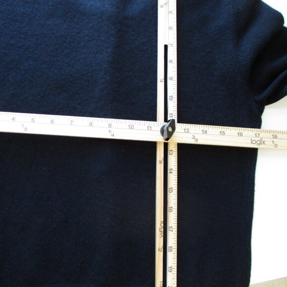 Cashmere Apt 9 Sweater Womens Large Black Gray Argyle Cardigan Lightweight Soft - Picture 12 of 14